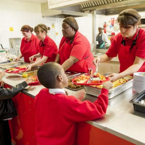 Our Wonderful Cooks look after us at lunchtime